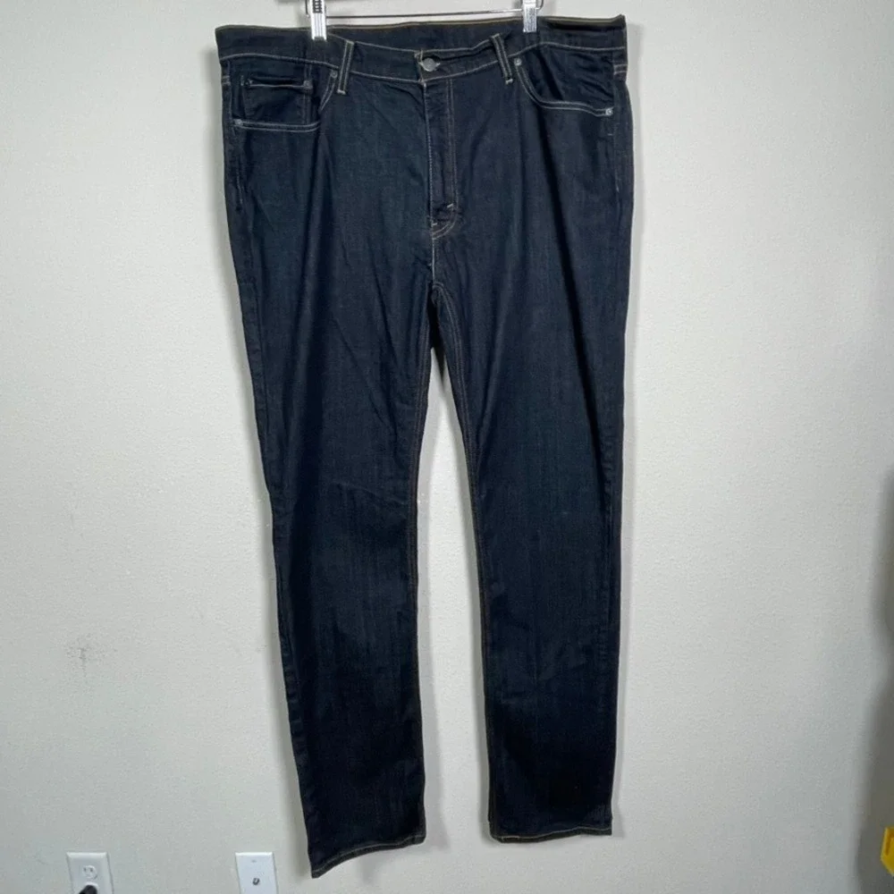Levi's 541 Jeans Mens 44x38 Dark Wash Athletic Taper Big Tall Rigid Dragon